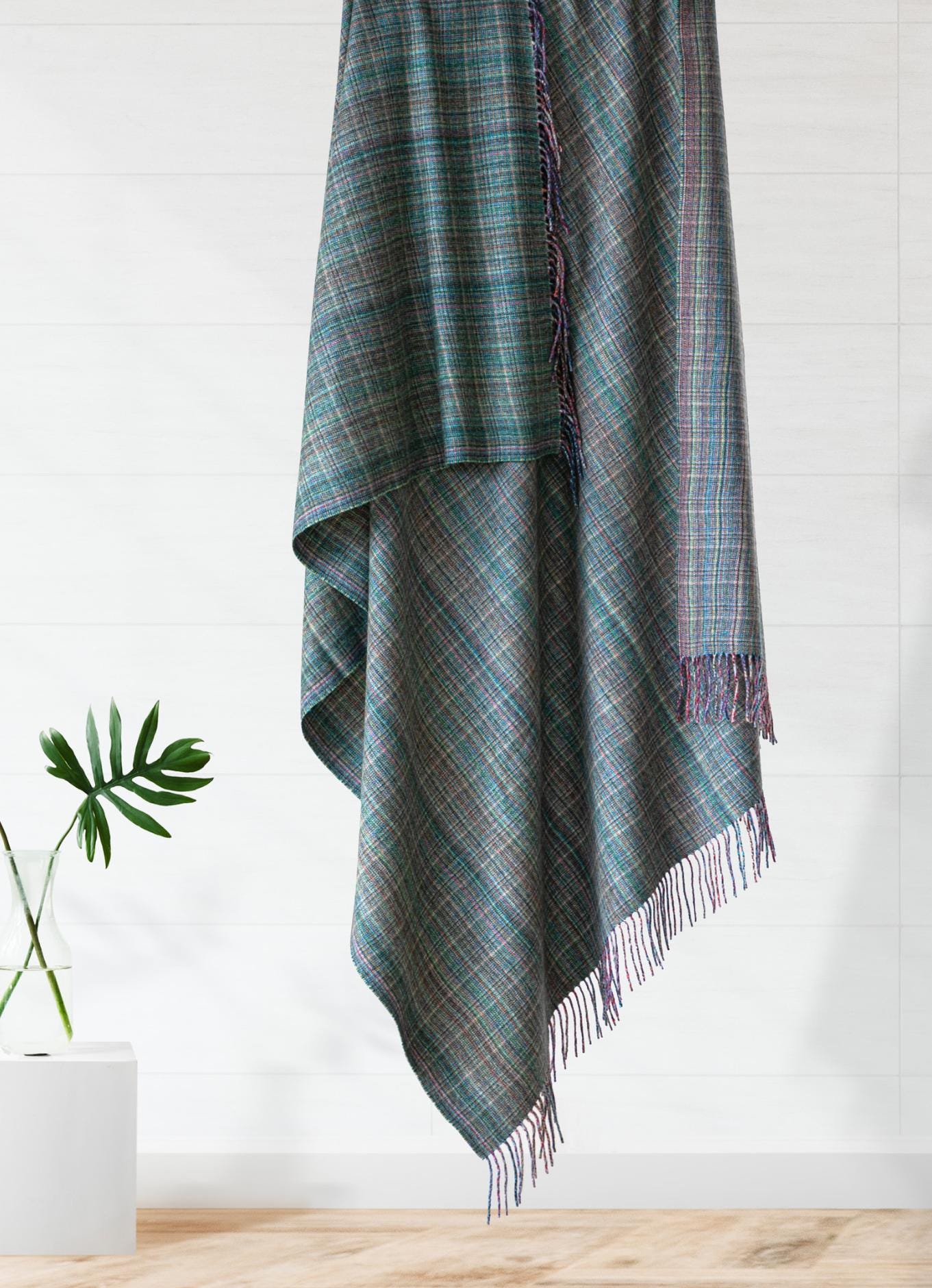 100% Premium Cashmere Throw / Travel Blanket Wrap / Heavenly Soft Cozy / SFA Certified Sustainable Mongolian Cashmere / Luxury Home Textile