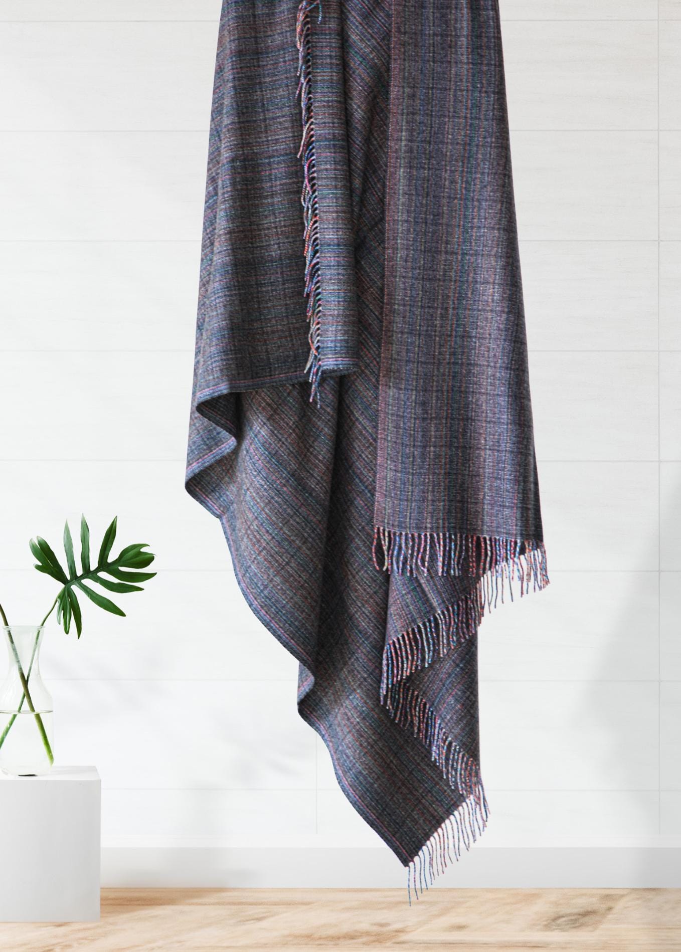 100% Premium Cashmere Throw / Travel Blanket Wrap / Heavenly Soft Cozy / SFA Certified Sustainable Mongolian Cashmere / Luxury Home Textile