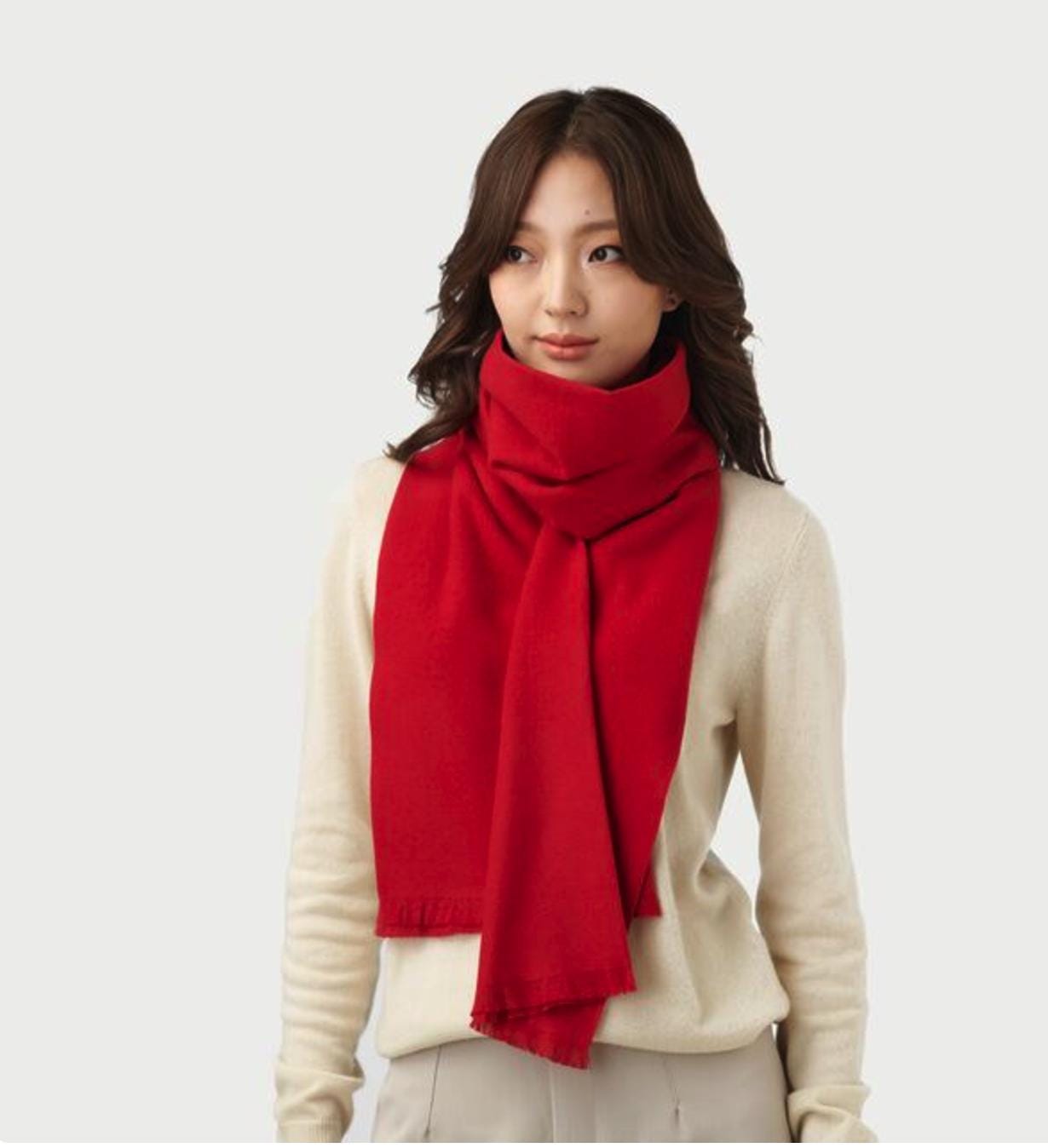 100% Premium Cashmere Shawl Wrap / Lightweight / Silky Soft / SFA Certified Sustainable Mongolian Cashmere / Luxury Gift