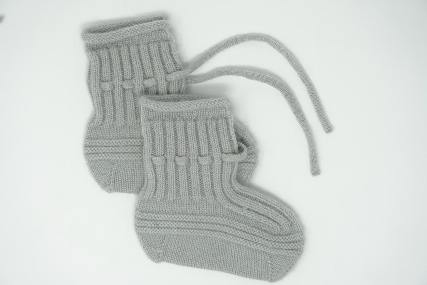 Cashmere Baby Booties: Ultra Soft, Warm, Made in Mongolia 3-9 months