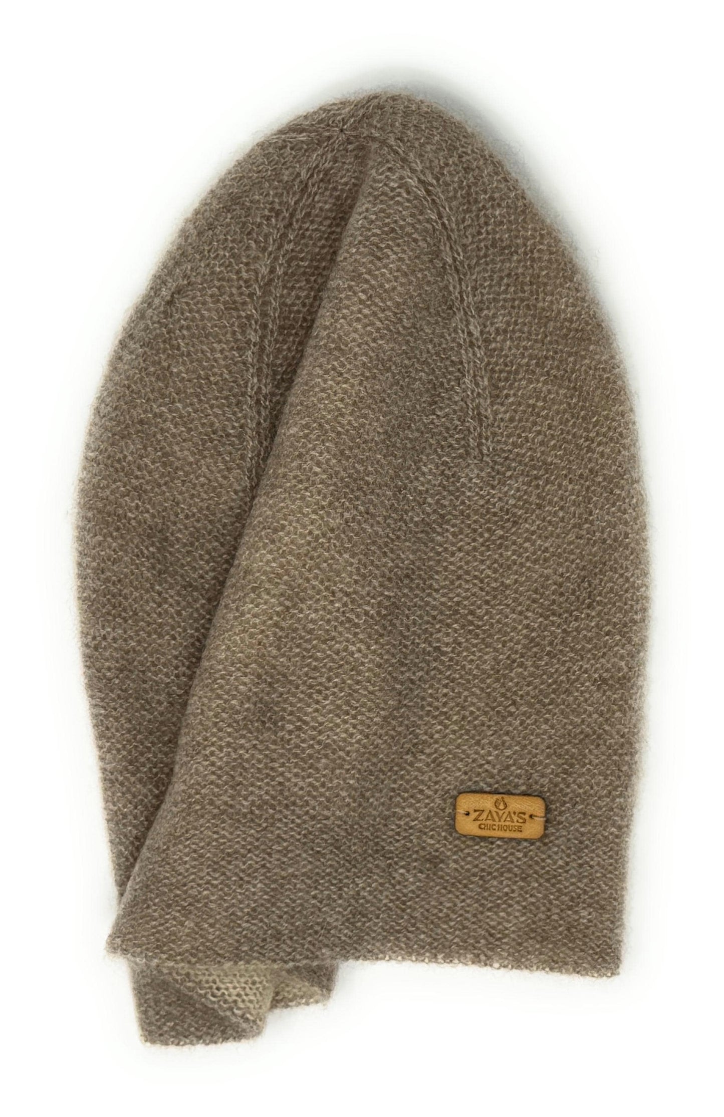 Mongolian Cashmere Slouch Beanie: Ultra-Lightweight Winter Hat