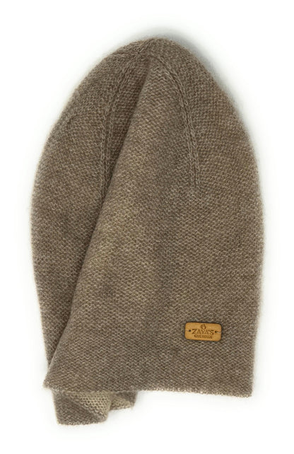Mongolian Cashmere Slouch Beanie: Ultra-Lightweight Winter Hat