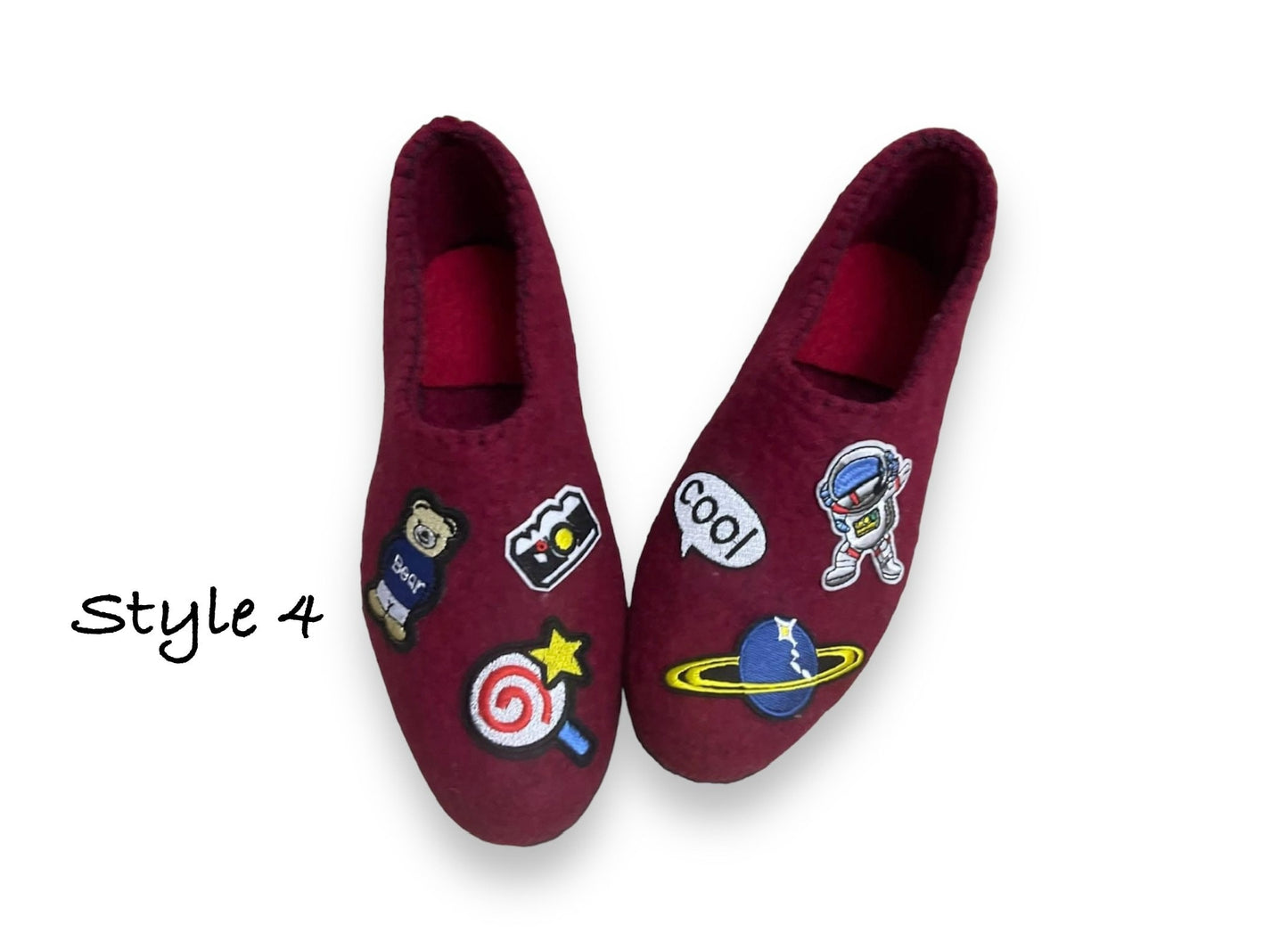 Felt Shoes for Women, 100% Handmade Felt-Handmade Shoes, Comfortable, Soft, All Year Round Shoes, Sustainable, Eco Friendly, Made in Mongolia