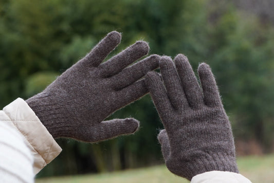 Mongolian Yak Down Gloves: Organic, Hypoallergenic, Unisex