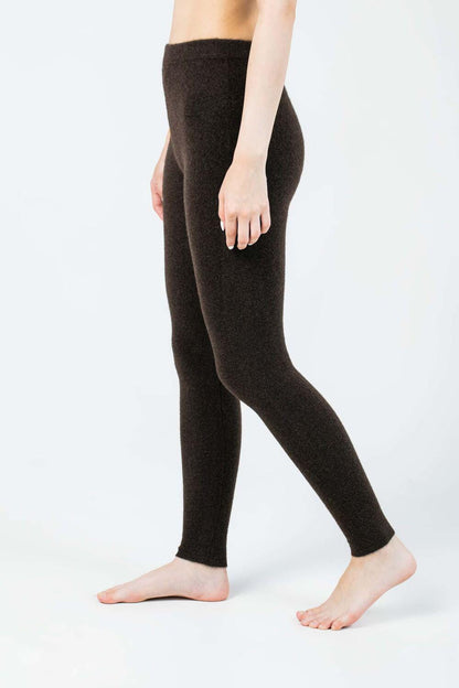 Mongolian Yak Wool Leggings – Organic Natural Inner Pants | Ultra-Soft, Warm, Sustainable Loungewear