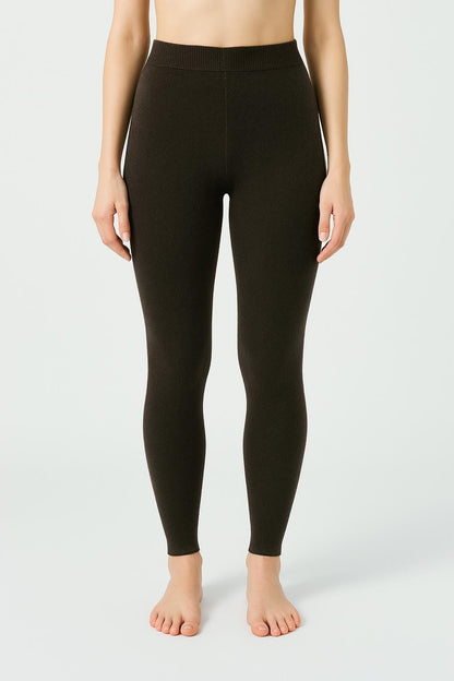 Mongolian Yak Wool Leggings – Organic Natural Inner Pants | Ultra-Soft, Warm, Sustainable Loungewear