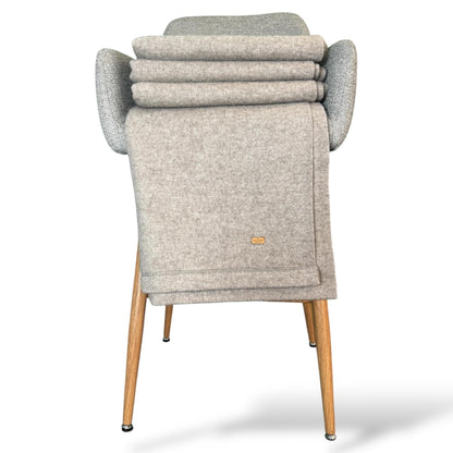 Oversized 100% Yak Down Throw Blanket: Mongolian Luxury, Undyed, Natural Fiber