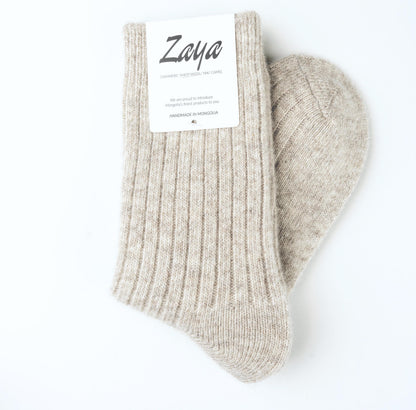 Luxurious Mongolian Sheep Wool Socks - Soft, Cozy, Breathable Cold Weather Essentials, Ideal Gift