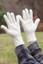 100% Organic Mongolian Sheep Wool Gloves - Luxury Sustainable Fiber - Winter Essentials - Ideal Christmas Gift