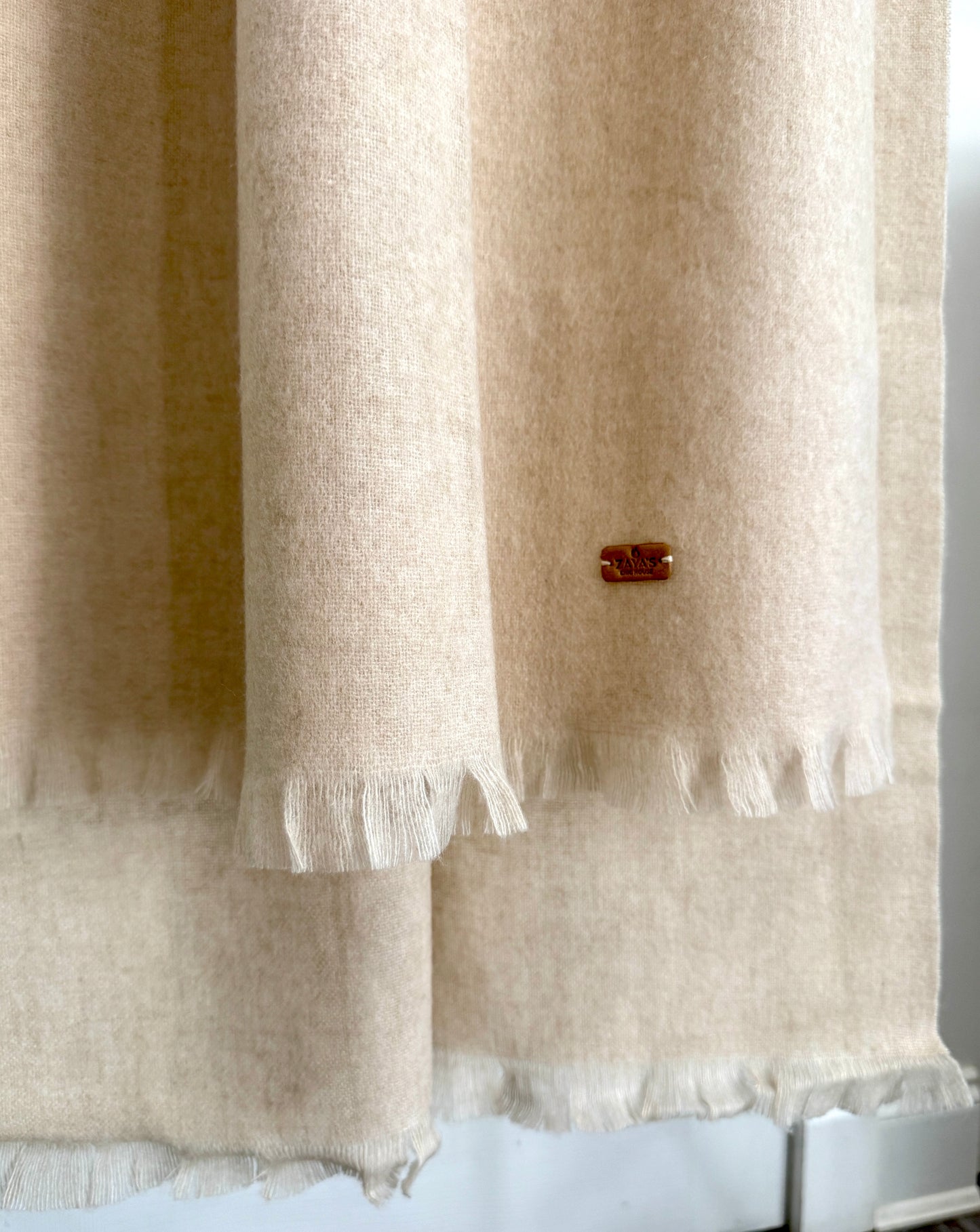 100% Cashmere Shawl Wrap – Ultra Soft Luxury Winter Scarf | Large Size Travel Essential 24"x80"