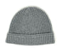 100% Mongolian Cashmere Beanie – Ribbed Winter Hat for Women & Men