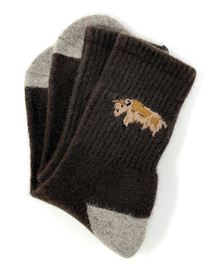 Organic Yak Down Soft Socks – Sustainable, Breathable, Cushioned Wool Socks for Outdoor Adventure & Indoor Comfort