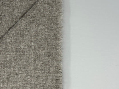 100% Yak Wool Shawl Wrap – Natural Mongolian Wool Scarf, Organic, Earth Toned Travel Wrap 50"×50"