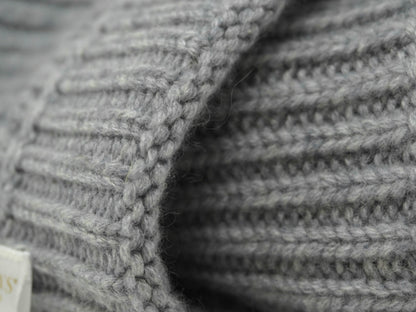 100% Mongolian Cashmere Beanie – Ribbed Winter Hat for Women & Men