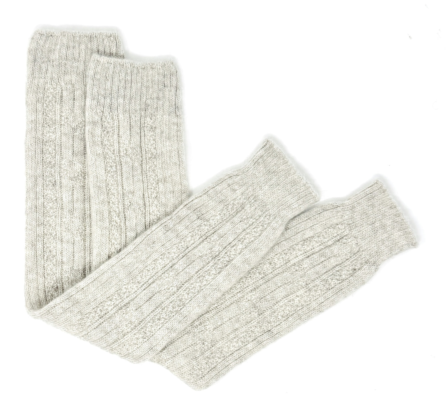 Organic Wool Leg Warmers Calf Sleeves – Dye-Free Mongolian Sheep Wool Ankle Wrap