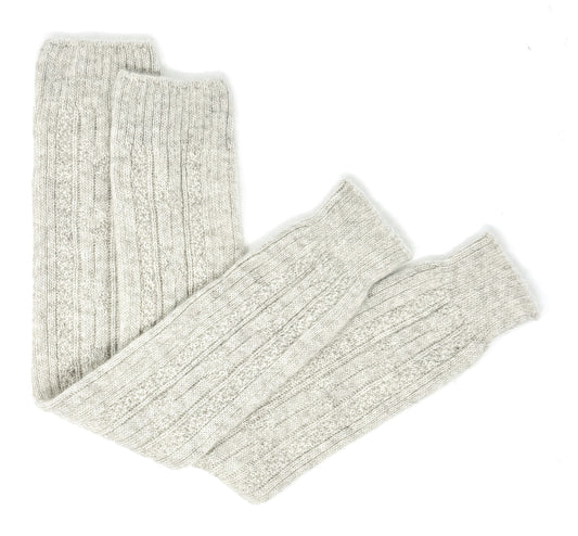 Organic Wool Leg Warmers Calf Sleeves – Dye-Free Mongolian Sheep Wool Ankle Wrap