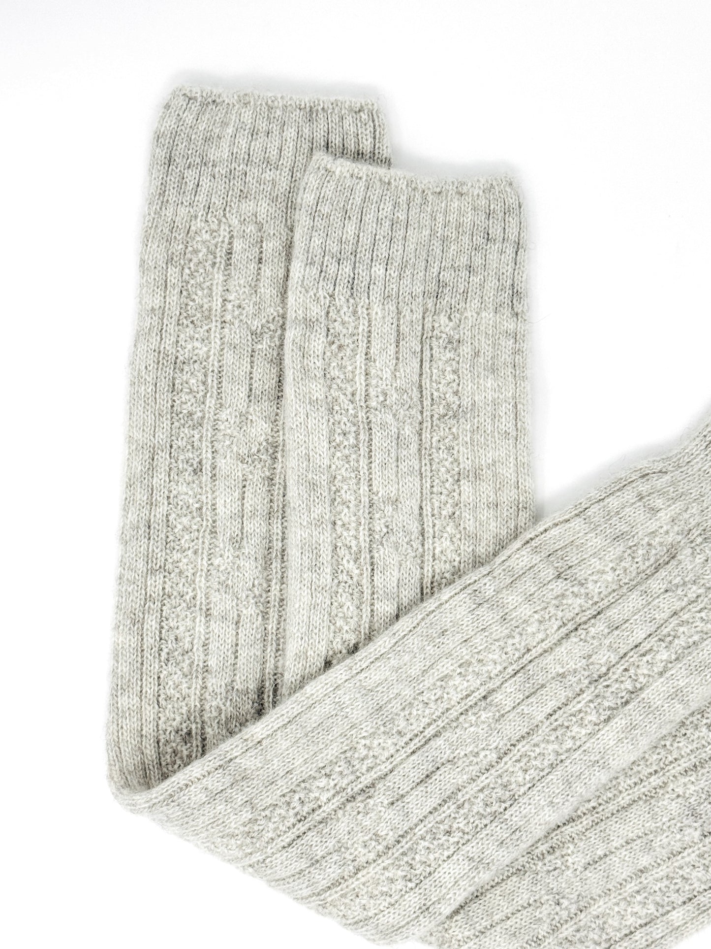 Organic Wool Leg Warmers Calf Sleeves – Dye-Free Mongolian Sheep Wool Ankle Wrap