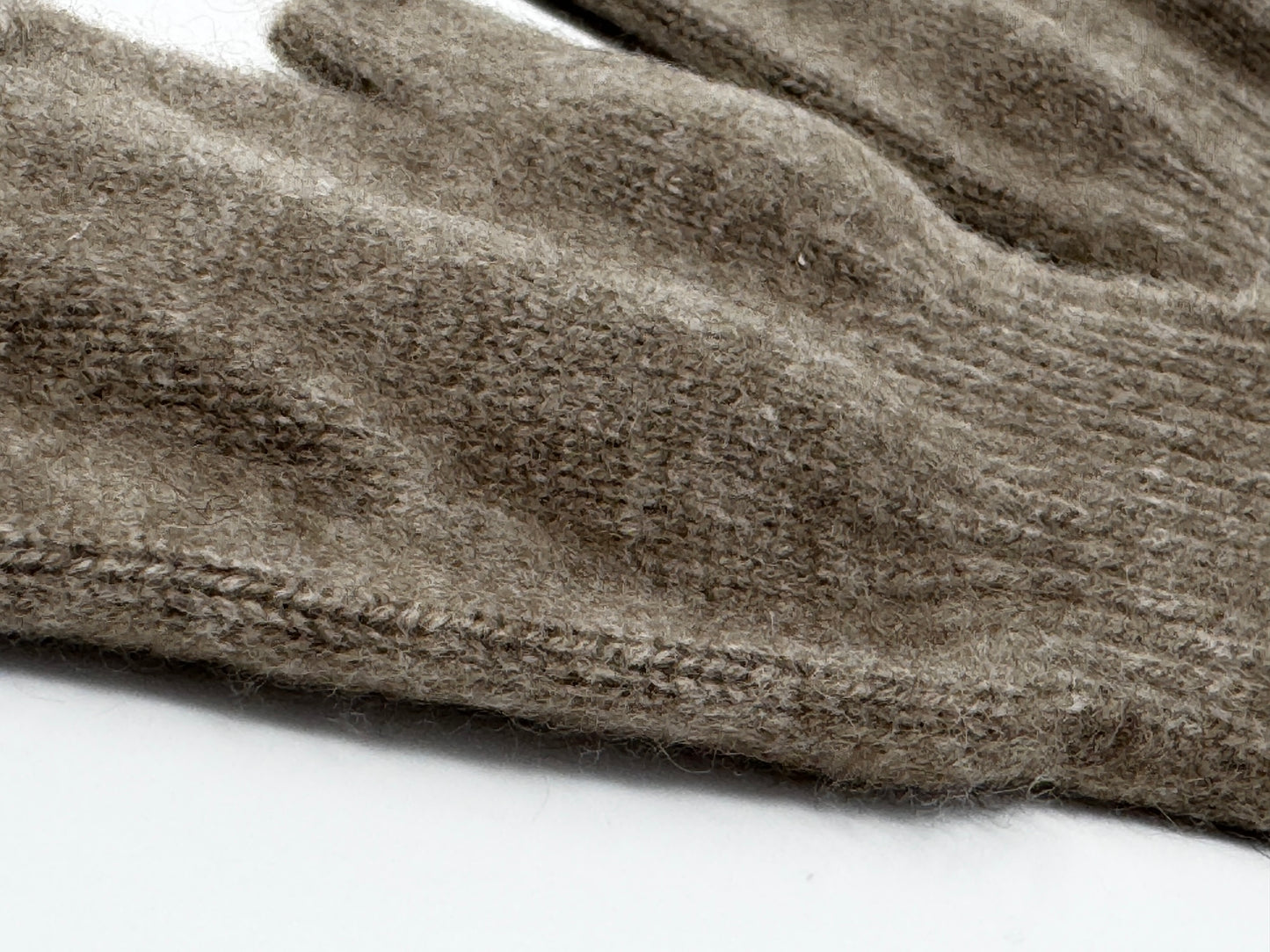 Pure cashmere fingerless mitten /Long cuff wrist warmer with thumb hole / Premium organic cashmere / Luxury gift