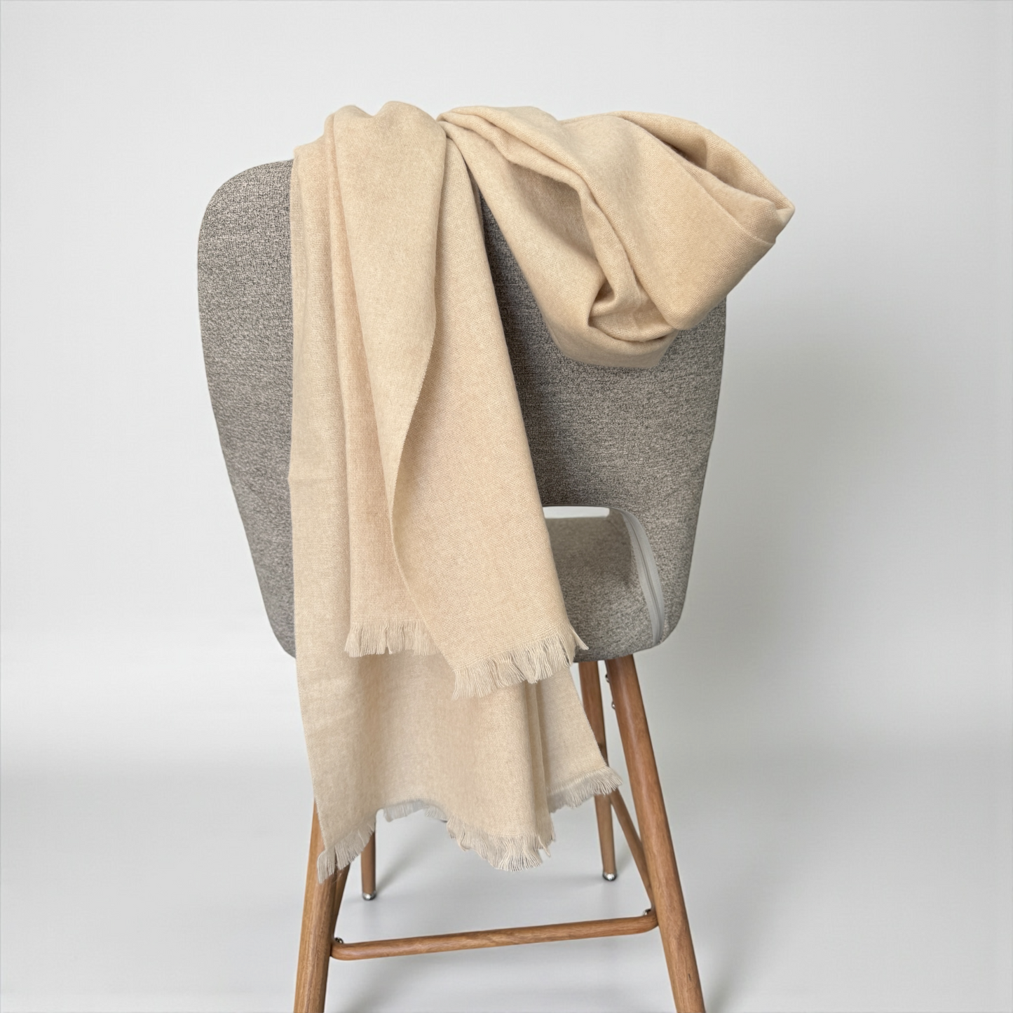 100% Cashmere Shawl Wrap – Ultra Soft Luxury Winter Scarf | Large Size Travel Essential 24"x80"