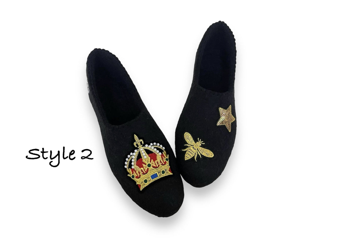 Felt Shoes for Women, 100% Handmade Felt-Handmade Shoes, Comfortable, Soft, All Year Round Shoes, Sustainable, Eco Friendly, Made in Mongolia