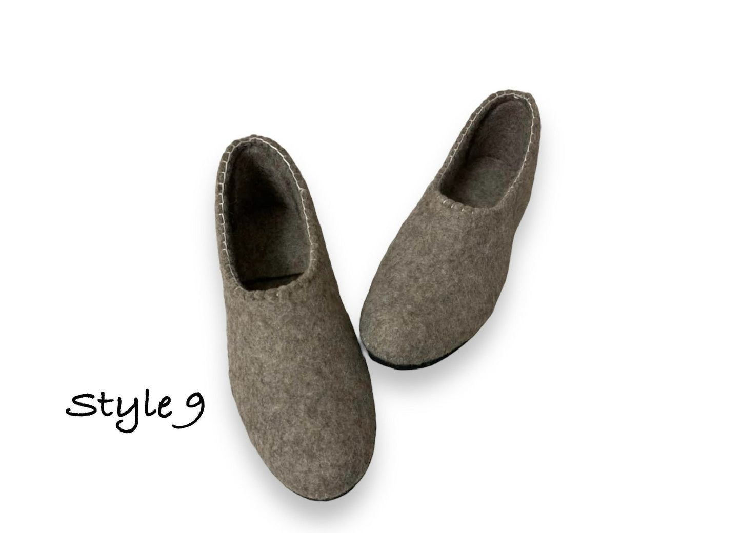 Felt Shoes for Women, 100% Handmade Felt-Handmade Shoes, Comfortable, Soft, All Year Round Shoes, Sustainable, Eco Friendly, Made in Mongolia