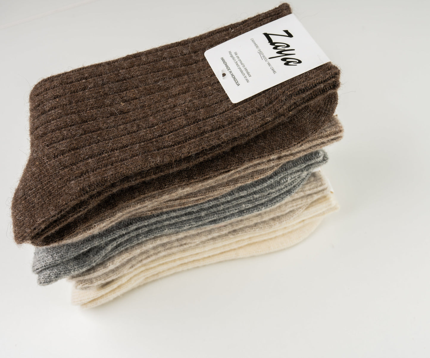 Luxurious Mongolian Sheep Wool Socks - Soft, Cozy, Breathable Cold Weather Essentials, Ideal Gift