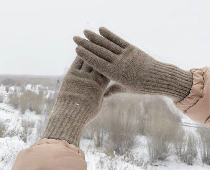 Luxurious Pure Cashmere Gloves for Men and Women – Made from 100% Mongolian Premium Organic Natural Cashmere, Ideal gift