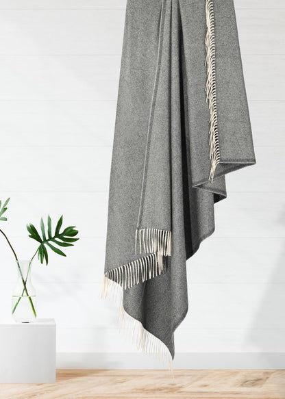 100% Premium Cashmere Throw / Travel Blanket Wrap / Heavenly Soft Cozy / SFA Certified Sustainable Mongolian Cashmere / Luxury Home Textile