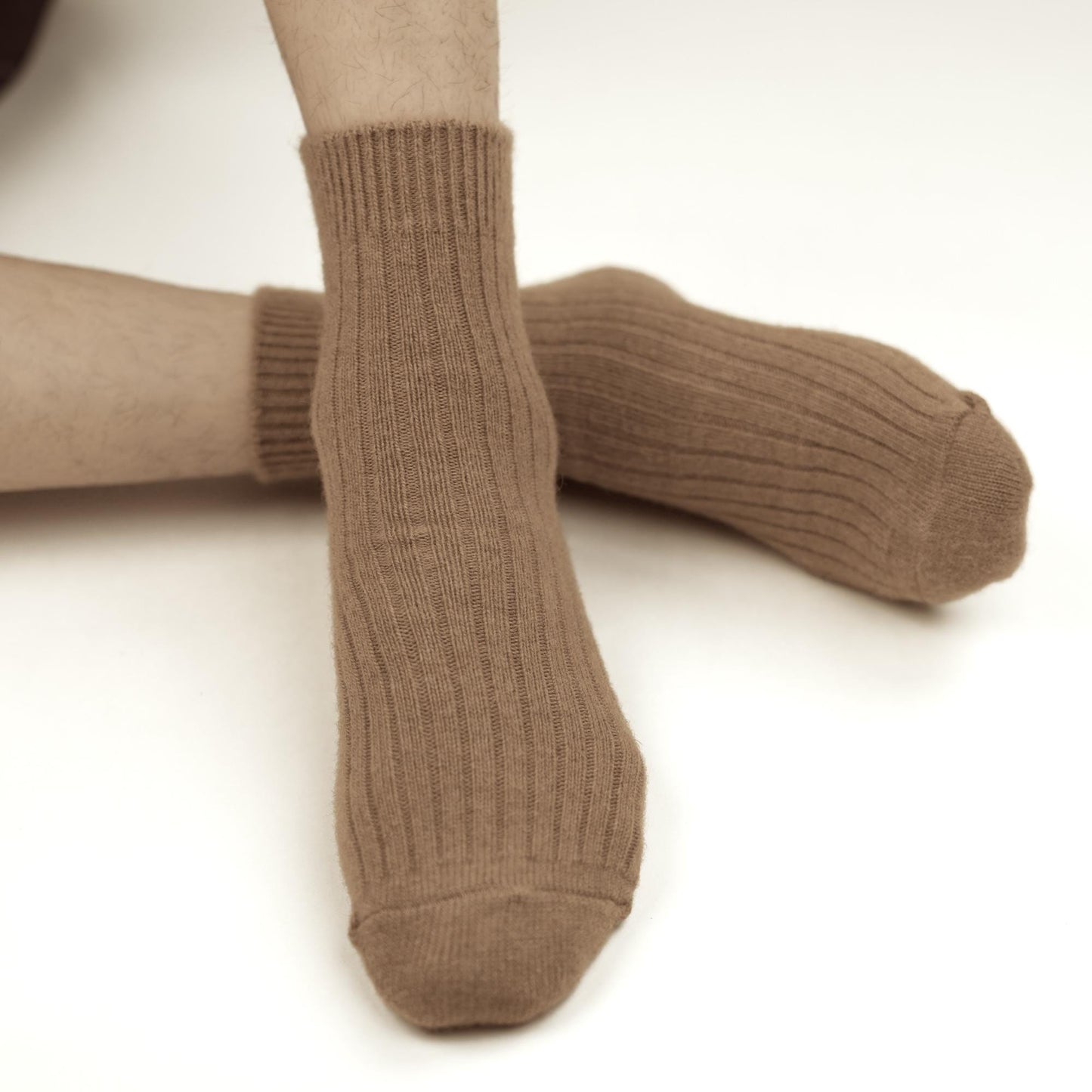 Organic Bactrian Camel Wool Socks / All Natural Organic Fine Fiber / Ideal Gift / Bed Socks / Cozy Warm / Rare Find / Made in Mongolia