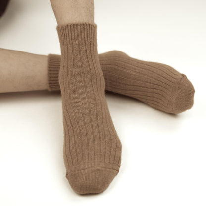 Organic Bactrian Camel Wool Socks: Mongolian Cozy Bed Socks