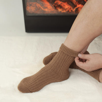 Organic Bactrian Camel Wool Socks: Mongolian Cozy Bed Socks